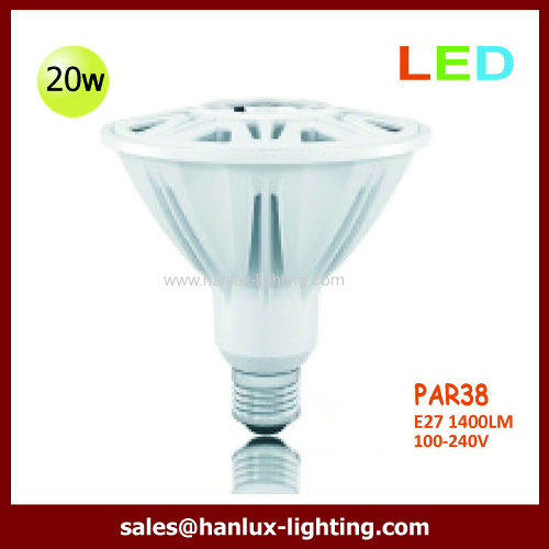 20W 1400lm PAR38 E27 bulb CE ROHS