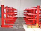 Double Side Industrial Cantilever Racking System For Raw Material Storage