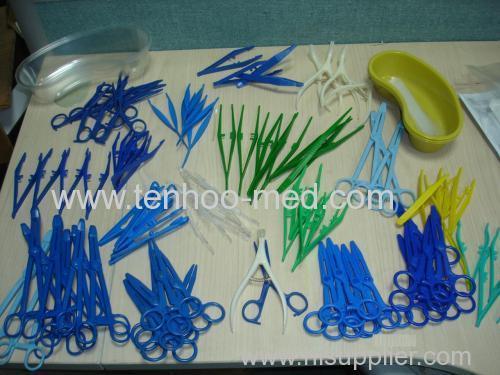 disposable medical plastic tweezers and forceps