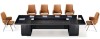 black high-class conference table