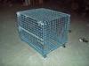 Transport Welded Steel Wire Mesh Pallet Cage With Cover Lid Protection