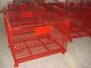 High Strength Industrial Metal Pallet Cages Warehousing / Component Storage
