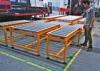 Flexible Heavy Duty Roller Conveyor For Warehouse Transporting / Package