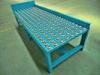 Transportation Gravity Roller Conveyor , Standard Gray / Zinc Pallet Roller Conveyor
