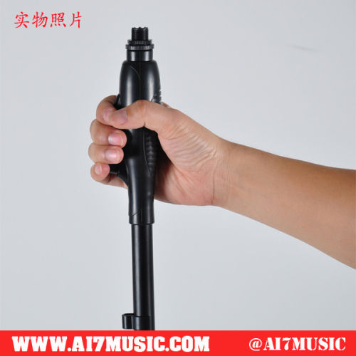 AI7MUSIC One hand height adjust round base microphone stand