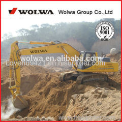 new chinese wolwa brand 10 ton wheel excavator