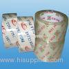 factory Bag / box Sealing 3 Inch Crystal Clear Tapes , 35 micron - 65 micron