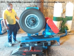 Russia customer-Shanghai Robin tire retreading equipment