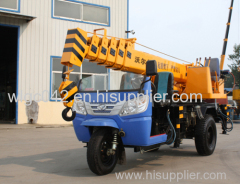 chinese diesel engine mini truck crane with economical electric motor