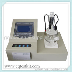 Manual Type Karl Fischer Method Water Content Tester