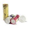 Gold stamping Paper Tube Packaging For Powder / Spice With Sieve Cover