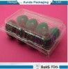 Plastic fruit packaging container
