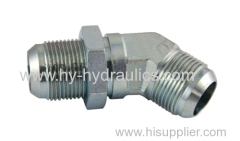 45° elbow JIC male 74° cone/ SAE o-ring boss L-series ISO 11926-3 fittings 1JO4-OG