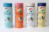 Anti - rust printed white cardboard paper cans packaging , chocolate gift cylinder