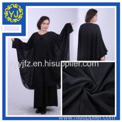 black abaya design dyed fabric china supplier