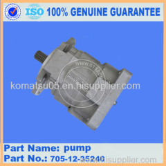 Komatsu Genuine Hydraulic Excavator Parts Pump 705-12-35240 for PC420-3