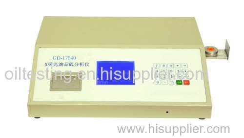 X-ray Fluorescence Sulfur Analyzer