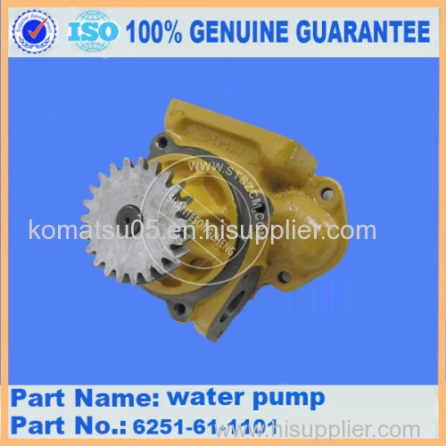 6251-61-1101 Water Pump for Komatsu PC400-8 Heavy Equipment Replacement