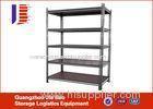 Lightweight Metal Garage Storage Shelving Systems Slotted Angle Steel Shelving