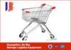 Custom Light Weight Metal Supermarket Shopping Carts / Trolley 45L - 240L