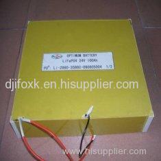 24V 100AH UPS LifePo4 battery pack for UPS