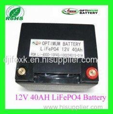 12V 40AH Lithium Iron Electric Golf Trolley Batteries For Golf Trolley /cart/caddy