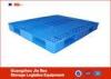 custom Double Side Heavy Duty Plastic Pallets blue For Warehouse European style