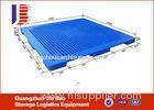 High Capacity Durable Solid Recycled Plastic Pallets Blue For Racking System