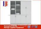 Practical High Density Steel Storage File Shelving Systems With Cupboard
