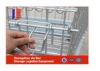 Galvanized Collapsible Folding 1000L Steel Storage Cages Container For Supermarket