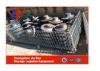 Supermarket Galvanized Rolling Warehouse Metal Mesh Cage With Wheels