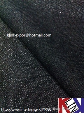 Micro Dot Woven Polyester Fusible Interlining PES coating---BEST QUALITY CHEAP PRICE