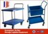 Heavy Duty Galvanized Foldable Logistics Trolley for Warehouse