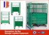 Industrial Transportation Moving Roller Container Wire Mesh Trolley