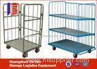 Three Tier Heavy Duty Durable Foldable Logistics Trolley For Supermarkets
