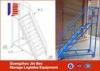 Rolling Steel Truck Step Ladder Warehouse Storage Handcart With Wheels