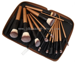 15pcs portable and professional high quality cosmetic brush set