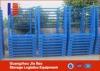 Blue Light Duty Pallet Rack Stacking Storage Shelves With Corrosion Protection