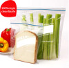 100%new certificated food grade plastic freezer bag for food storage