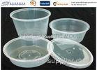 Transparent recycled polycarbonate Plastic Food Containers Boxes with lids safety