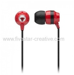 Skullcandy Red Ink'd 2.0 Chicago Bulls Earbud Headphones Supreme Sound Inked