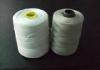 100% Raw White Spun Polyester Thread , 20s/6 Count High Tenacity
