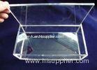 Crystal Acrylic Storage Boxes , Clear Perspex Jewelry Display Box