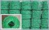 Electro Soft PVC Coated Barbed Wire Netting With Double Strand Galvanized Material