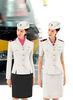 White tailored Flight Attendant Uniforms attire , fashion air hostess costume