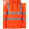 Orange Flame retardant Reflective Workwear polyester waterproof mens jacket