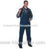 Dark blue Bib Overall Flame retardant workwear Pants with brass zipper