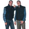 Black work uniforms mens winter vest cotton security workwear