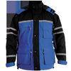 personalised unisex security workwear coat blue with Removable pad