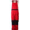 womens Red Workwear Pants bib and brace overalls safety work clothes